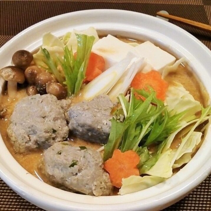 長芋入りでしっとり イワシつみれの豆乳味噌鍋 レシピ 作り方 By 体脂肪率11 夫人 楽天レシピ 長芋入りでしっとり イワシつみれの豆乳味噌鍋 レシピ 作り方 By 体脂肪率11 夫人 楽天レシピ
